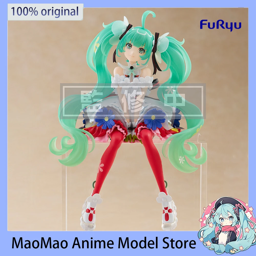 

Оригинальная фигурка FuRyu с лапшой Hatsune Miku Japan Live Tour 2025 ~ Blooming ~ экшн-фигурка, модель из ПВХ, коллекционные игрушки