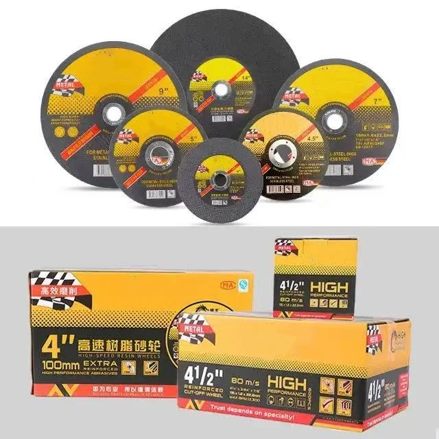 Para madera, hierro, Metal, corte de Pvc, 115mm, 125mm, hoja de sierra Circular de resina, muela de 5 "y 4,5", amoladora angular de disco de corte de Metal