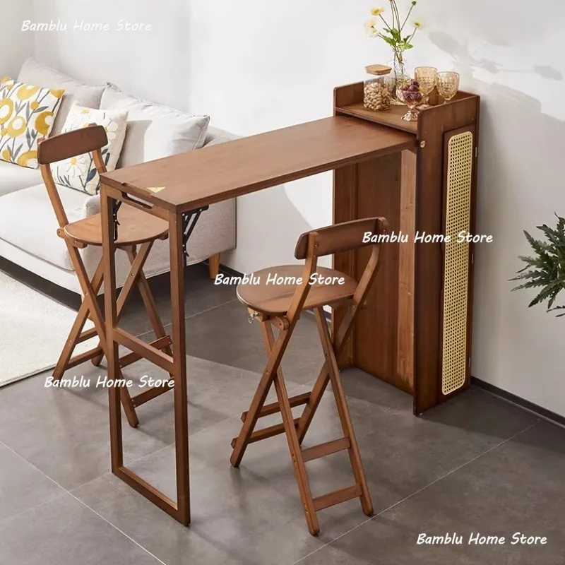 

Барные столы в средневековом стиле, складные, для небольших квартир, ретро, простая бытовая мебель, Mesa De Jantar YS40CC