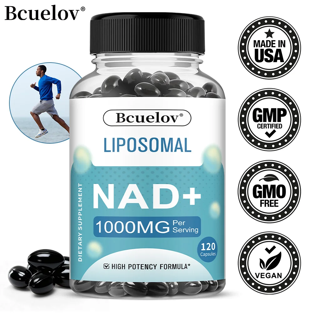 

Liposomal NAD Supplement - Promotes Overall Health, Enhances Energy, Repairs Cells, Boosts Immunity, Efficient Absorption