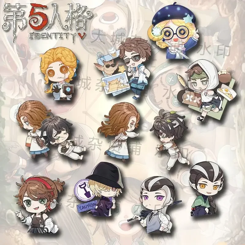 

Anime Game Identity V Prisoner Grave Keeper Cartoon Acrylic Badges Kawaii Cosplay Brooch Lapel Pins Backpack Decor Props Gift