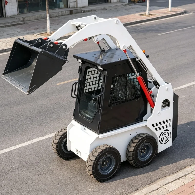 

Customized Loading & Unloading Skid Steer Machinery, Skid Steer Transport Cart, Skid Steer Vehicle for Forage Handling