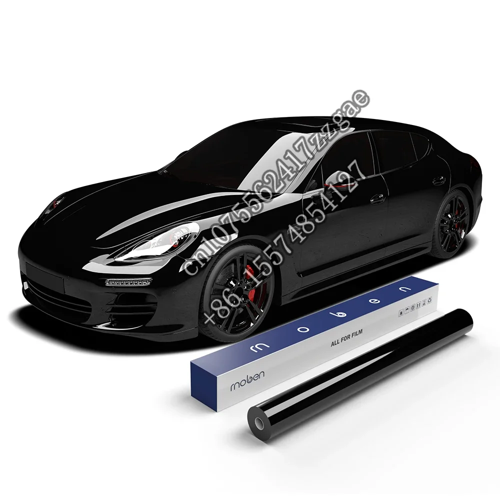

Auto PPF Wrap Foils Self Healing Anti Scratch Protection Films 7.5mil Black Glossy TPU Car Paint Protective Films