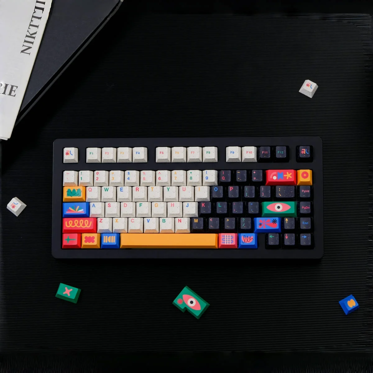 

GMK Motif Keycap Set 150 Keys Cherry Profile PBT Dye-Sub Compatible for Cherry MX Switch DIY Layout Mechanical Keyboard Cap