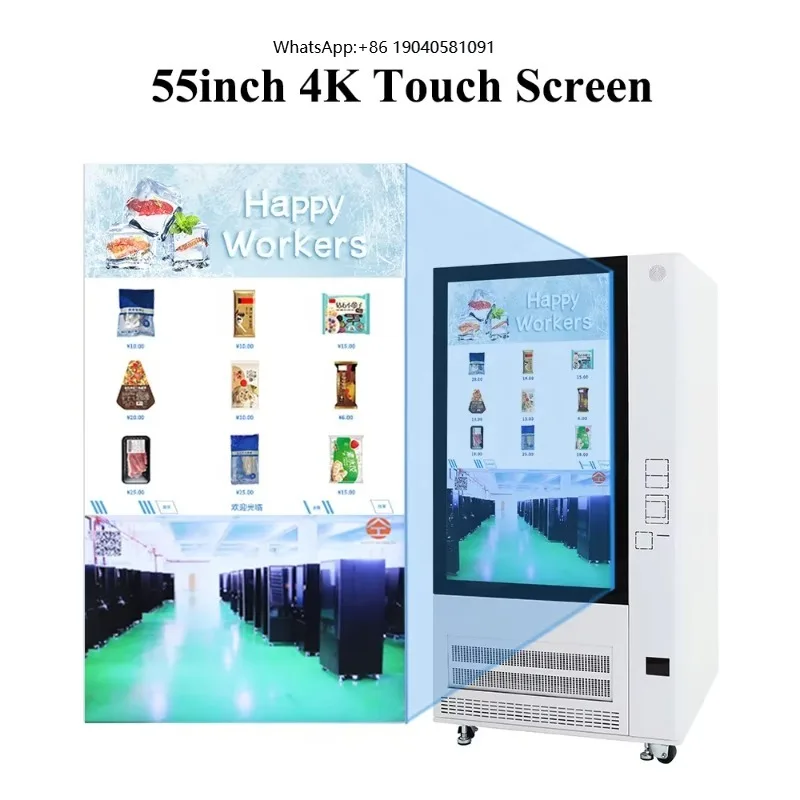 New Style Frozen Food Vending Machine Fully Automatically with Touch Screen