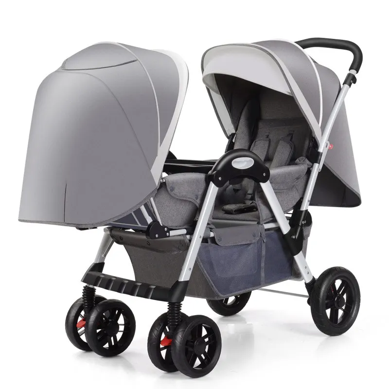 

JXB Double Poussette Baby Twins Double Strollers Pram With Two Seats