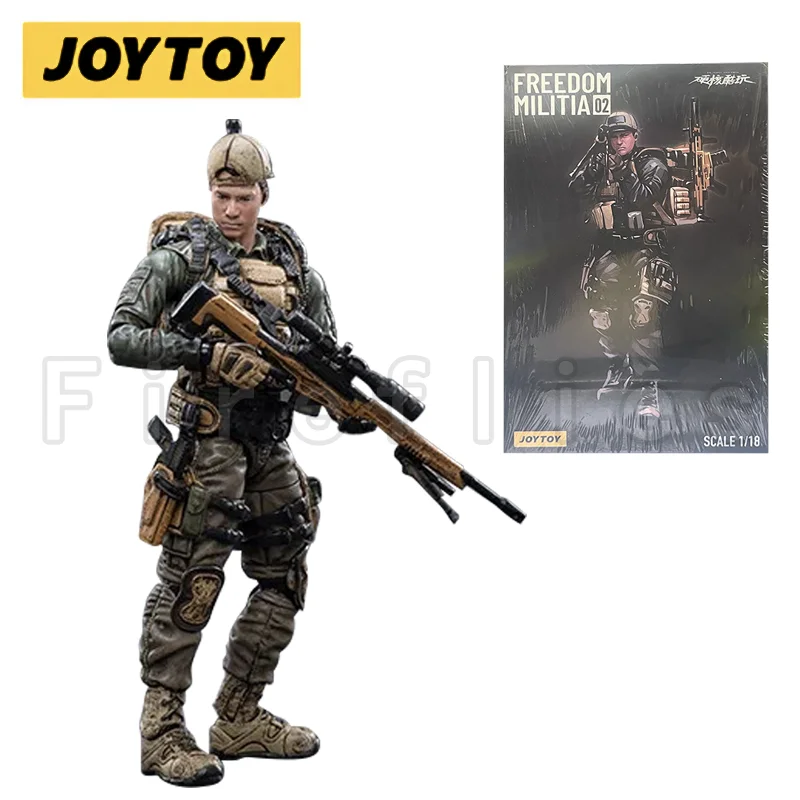 1/18 JOYTOY Action Figure (3 PÇS/SET) Freedom Militia Trio Anime Coleção Modelo Brinquedo