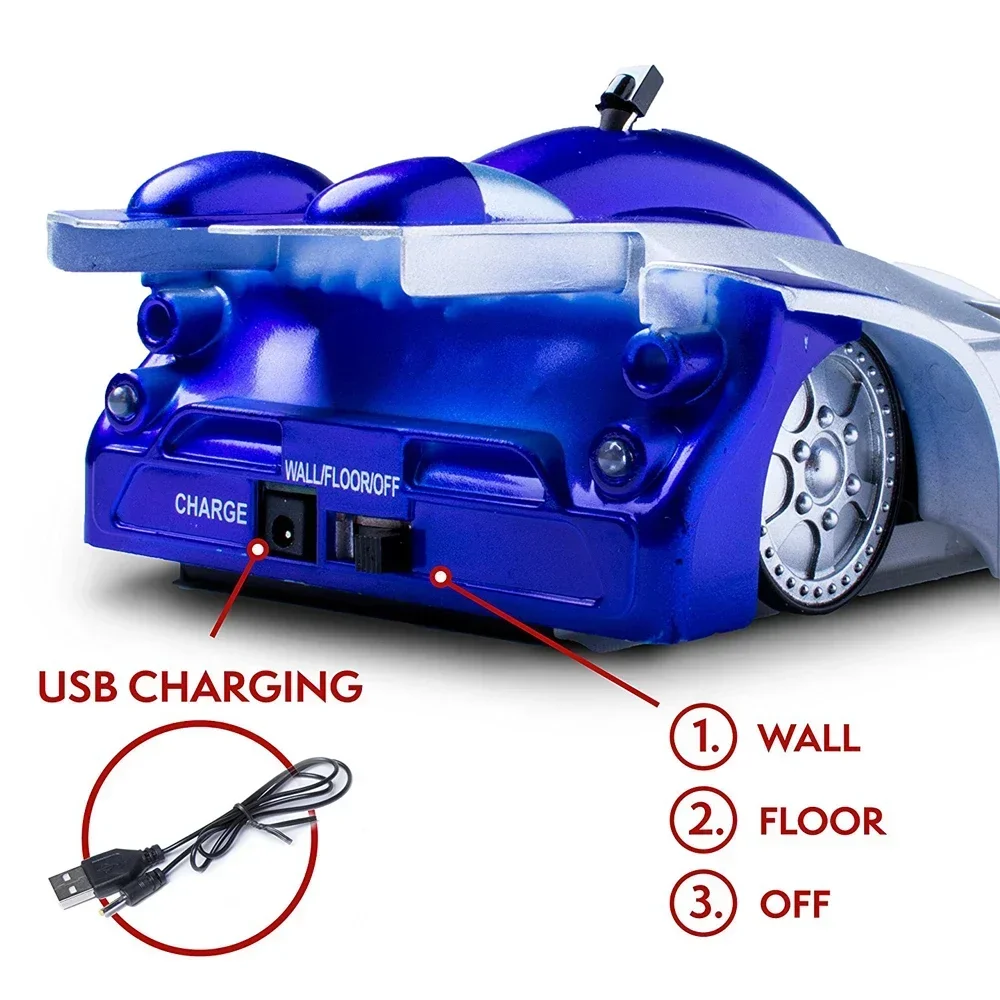 RC Car Climbing Ceilling Electric Car Radio Remote Control Machine Model Anti Gravity Drift RacingToys For  Children Boy Gift