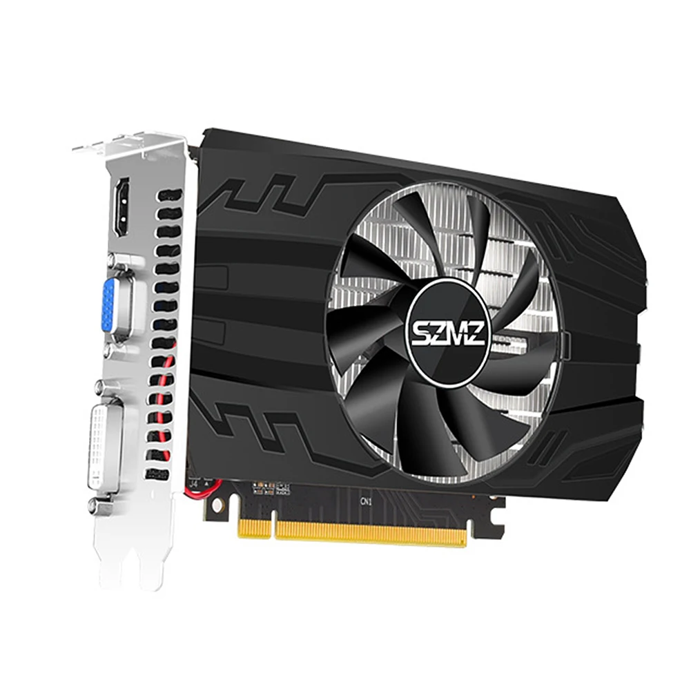 

GT730 2 ГБ DDR5 Низкопрофильная видеокарта PCI-E 2.0 16X Настольная видеокарта VGA HDMI-совместимая видеокарта для ПК 1600 МГц GPU GF108