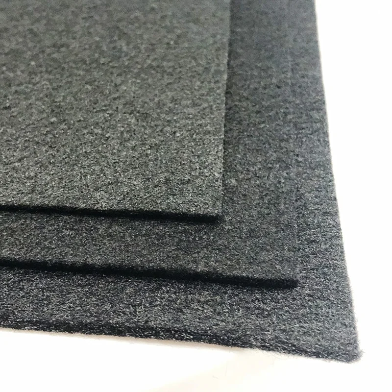 Promote High Temperature Resistant BET1300 Specific Surface Area Conductive Carbon Fiber Felt Filter 3-4mm Active Carbon Medias