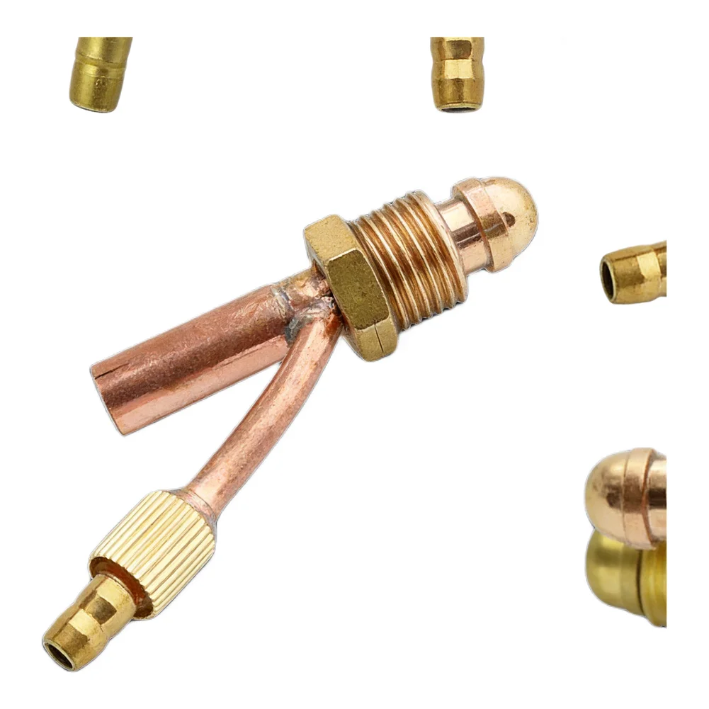 WP 26 Split Upper End Front Fitting Torch Connector Crafted from Copper for Stable Attachment and Gas Flow Efficiency
