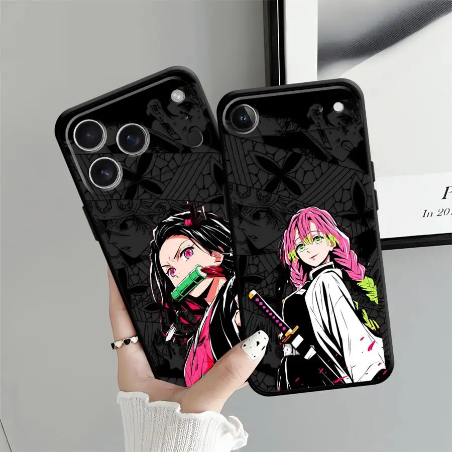 كول شيطان أنيمي القاتل لينة عودة غطاء الهاتف الحال بالنسبة آيفون 17Air 12 SE 7 8 13 Mini 14 17 16 Pro Max 15 Plus X XS XR 11 #5
