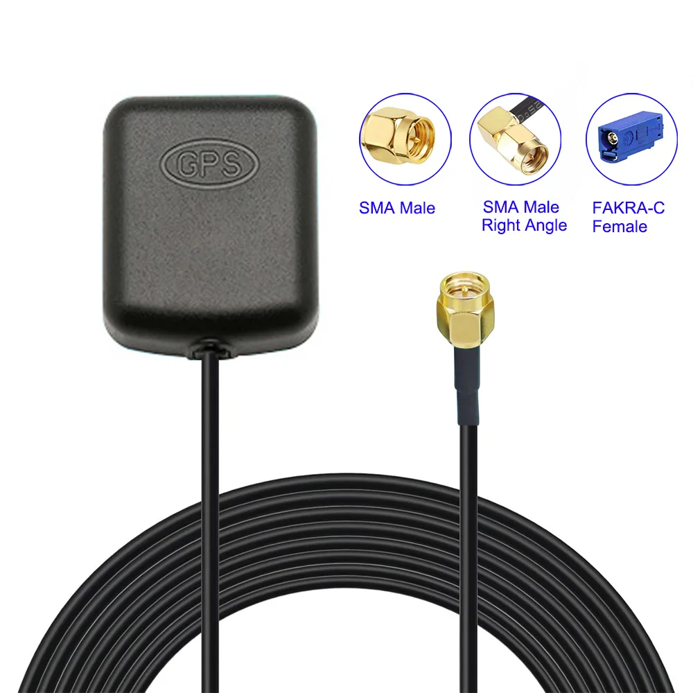 

Waterproof GPS Antenna 25dB Gain Car GPS Antenna for Vehicle GPS Navigation System Module GPS Tracker Locator Real Time Tracking