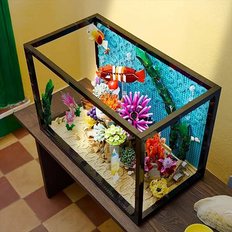海洋動物の難しいコレクション品、熱帯水槽の魚タンク10336 - Marine Aquarium Cube のレビューと価格