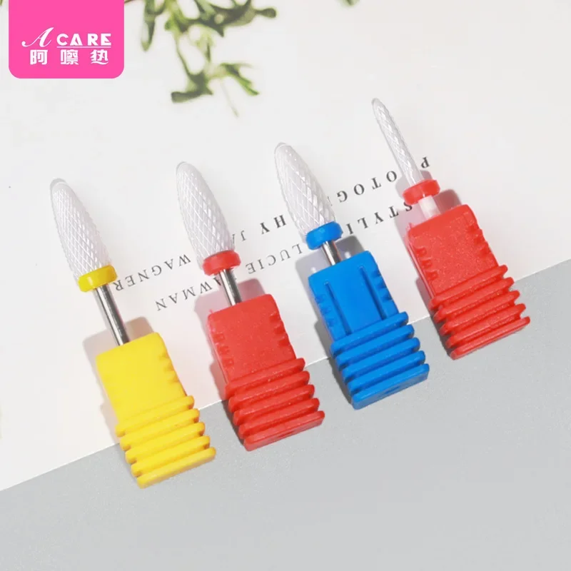 DX01/Manicure grinding head/A1PQ6-Ceramic Sander Nail Surface Care Tool Nail Remover Drill Bit Fine Grain Replacement