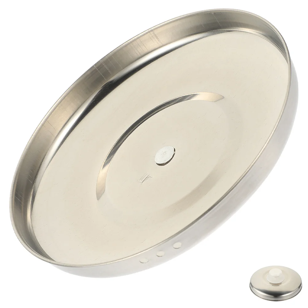 

Metal Rice Cooker Lid Stainless Steel Pot Cover Anti-Scald Universal Pan Lid Replacement Cooking Pot Cover