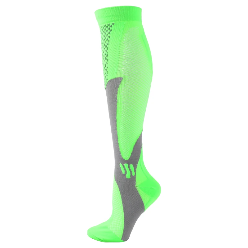 1 PAAR Kompressionssocken Sportsocken Medizinische Pflegestrümpfe Verhindern Krampfadern Socken Schwangerschaft Stillen Sportlich Fußball SOX – Detail 17