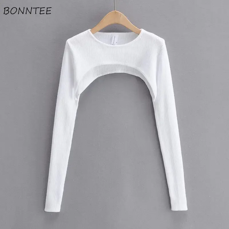 

Knitted Pullovers Women Sexy European American Spring Autumn Extra Short Sweaters Fashion Cute Female Streetwear Slim Knitwear