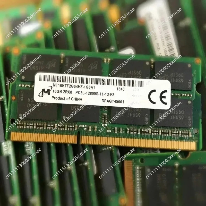A+Micron RAMS DDR3 16GB 1600MHz Laptop Memory DDR3 16GB 2RX8 PC3L-12800S-11-13 SODIMM 1.35V