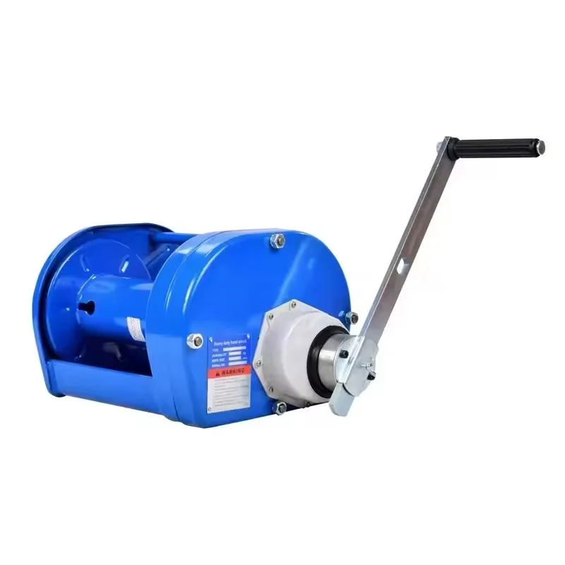 Heavy-duty Hand-cranked winch Winches Wire ropes Small cranes Two-way Self-locking Tractors Hoists