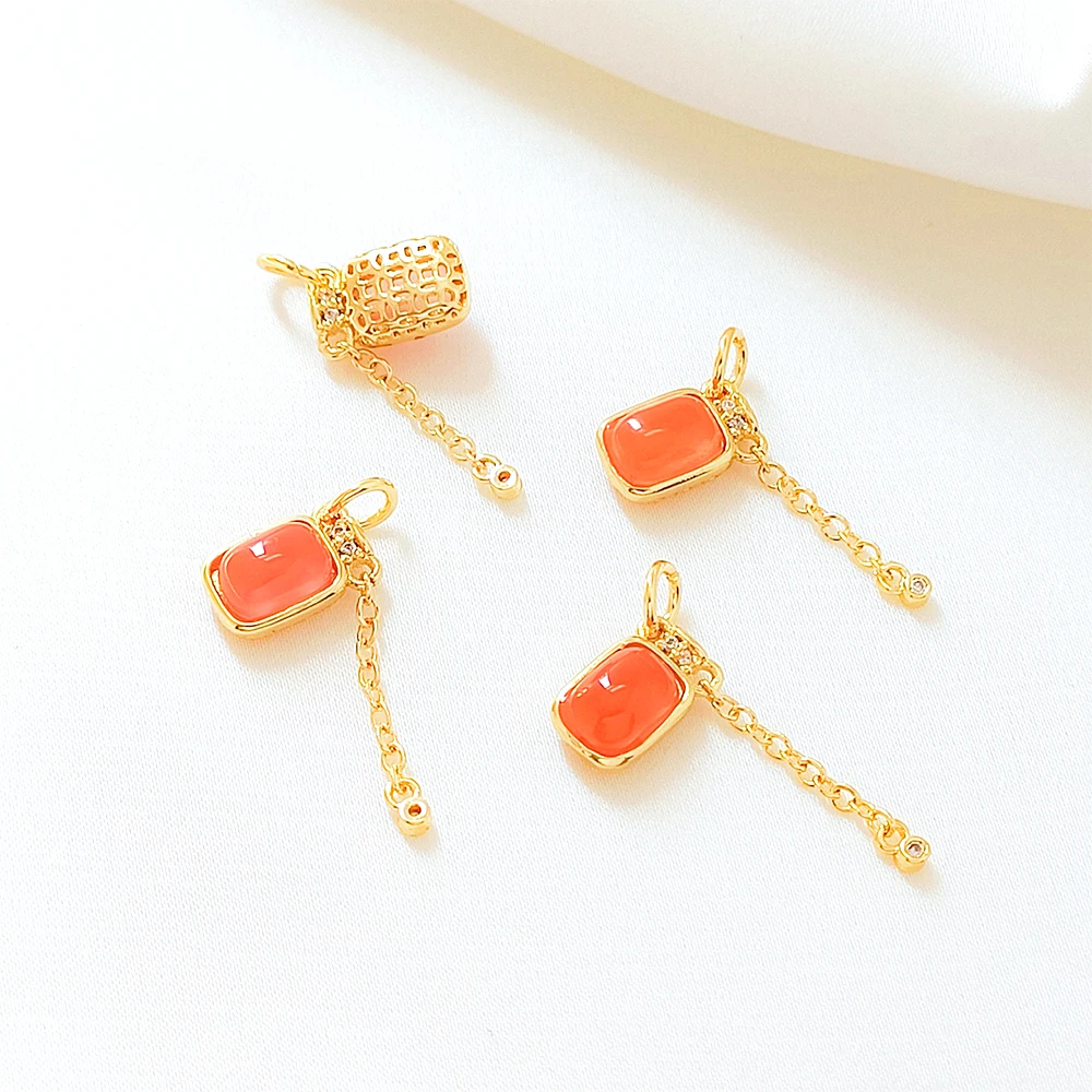 1 PCS Brass Coated Gold Inlaid - Jewelry Making Raw Materials 评论和价格
