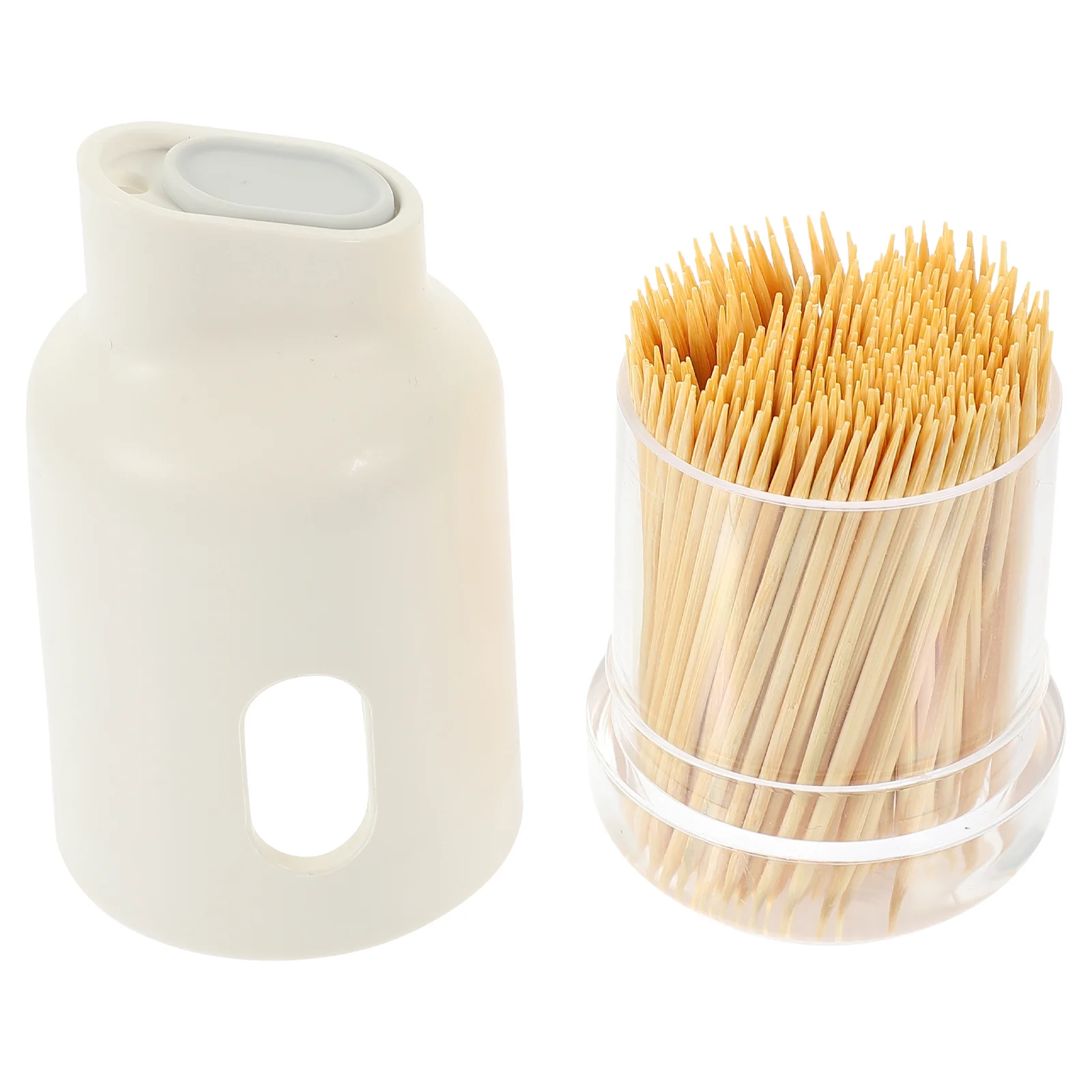 Wooden Toothpicks Dispenser Daily Desktop Travel Accessories Home Convenient Container Delicate Accessory Tabletop Thicken