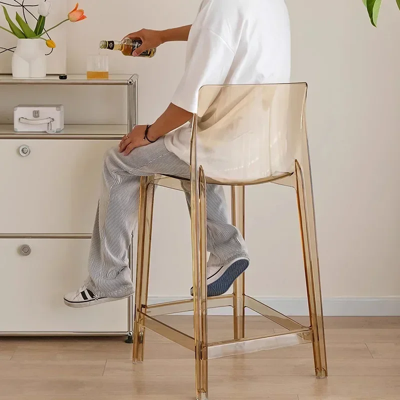 SHUN Dekoration Moderne Barhocker Luxus Nordic Kunststoff Küchenstuhl Büro Design Home Chaises Salle Manger Innenmöbel