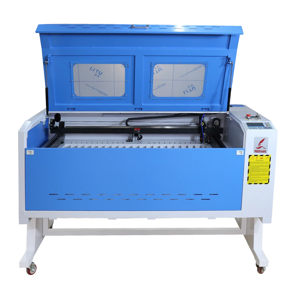 Redsail manufacture non-metallic things co2 laser engraving machine 80W 60x100cm laser cutter laser engraver