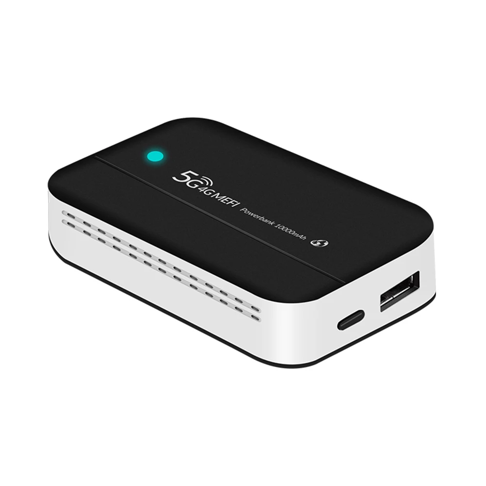 4G LTE Mobile Router 10000mAh Portable Charger Wifi PW100 Mobile Power Bank Pocket WiFi for Business Office for Outdoor Internet