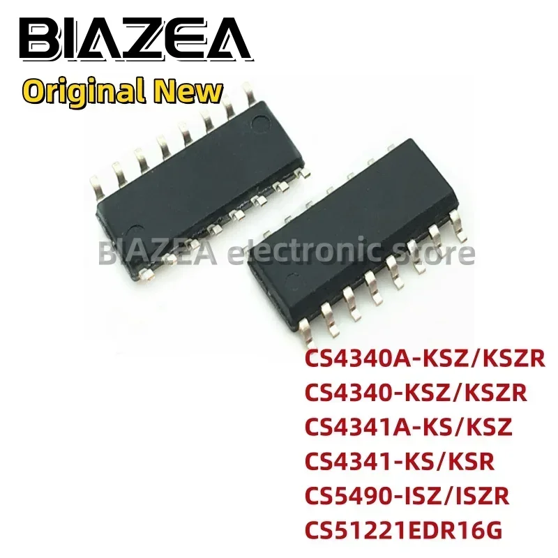 1piece CS4340A-KSZ/KSZR CS4340-KSZ/KSZR CS4341A-KS/KSZ CS4341-KS/KSR CS5490-ISZ/ISZR CS51221EDR16G SOP16 Chipset