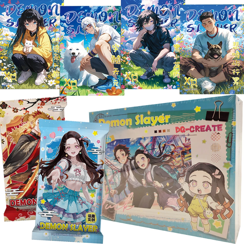 

Japanese Anime Demon Slayer Collection Cards Limited Edition Classic Cartoon IP Character Cute Co Branded Cards Surprise Gifts