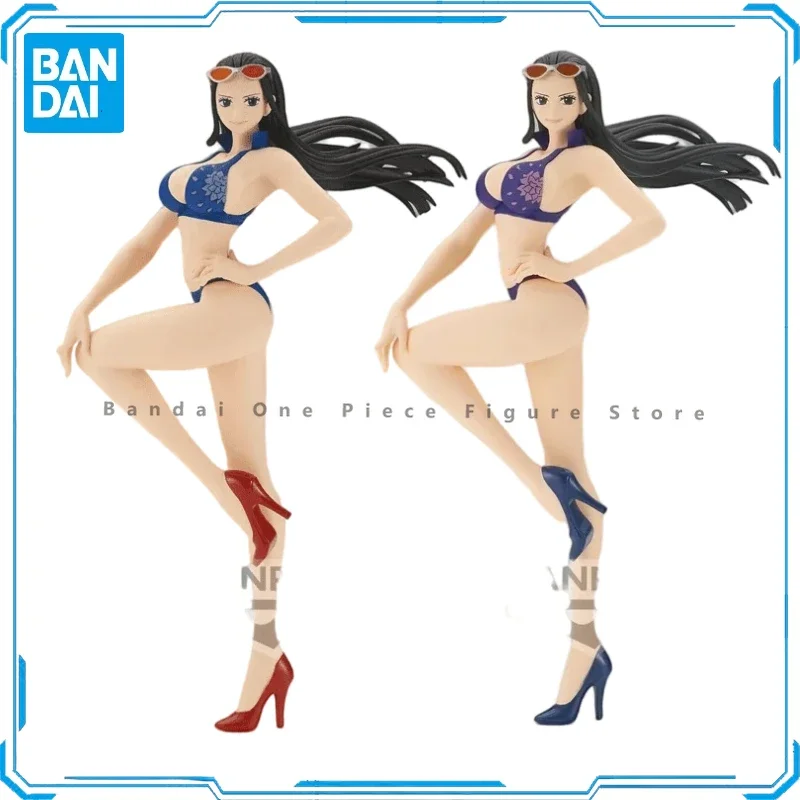 BANPRESTO-Bandai One Piece Nico C. Swimwear Action Figures, Anime Hobby Gifts, Model Collector, Original, En Stock