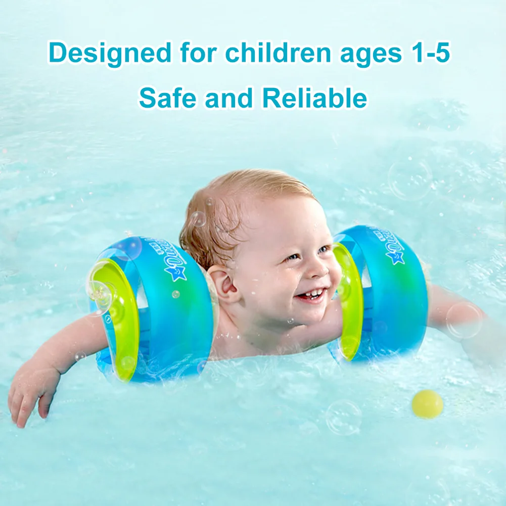 ห่วงแขนว่ายน้ำเด็กแบบเป่าลม สำหรับเด็กอายุ 1-5 ปี น้ำหนัก 10-30 กิโลกรัม