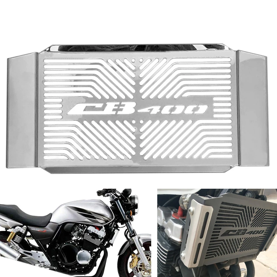 

Fits for Honda CB400 F SF CB400SF VTEC CB400F SUPERFOUR 1992-2018 Motorcycle Engine Radiator Cover Front Cooler Protector Guard