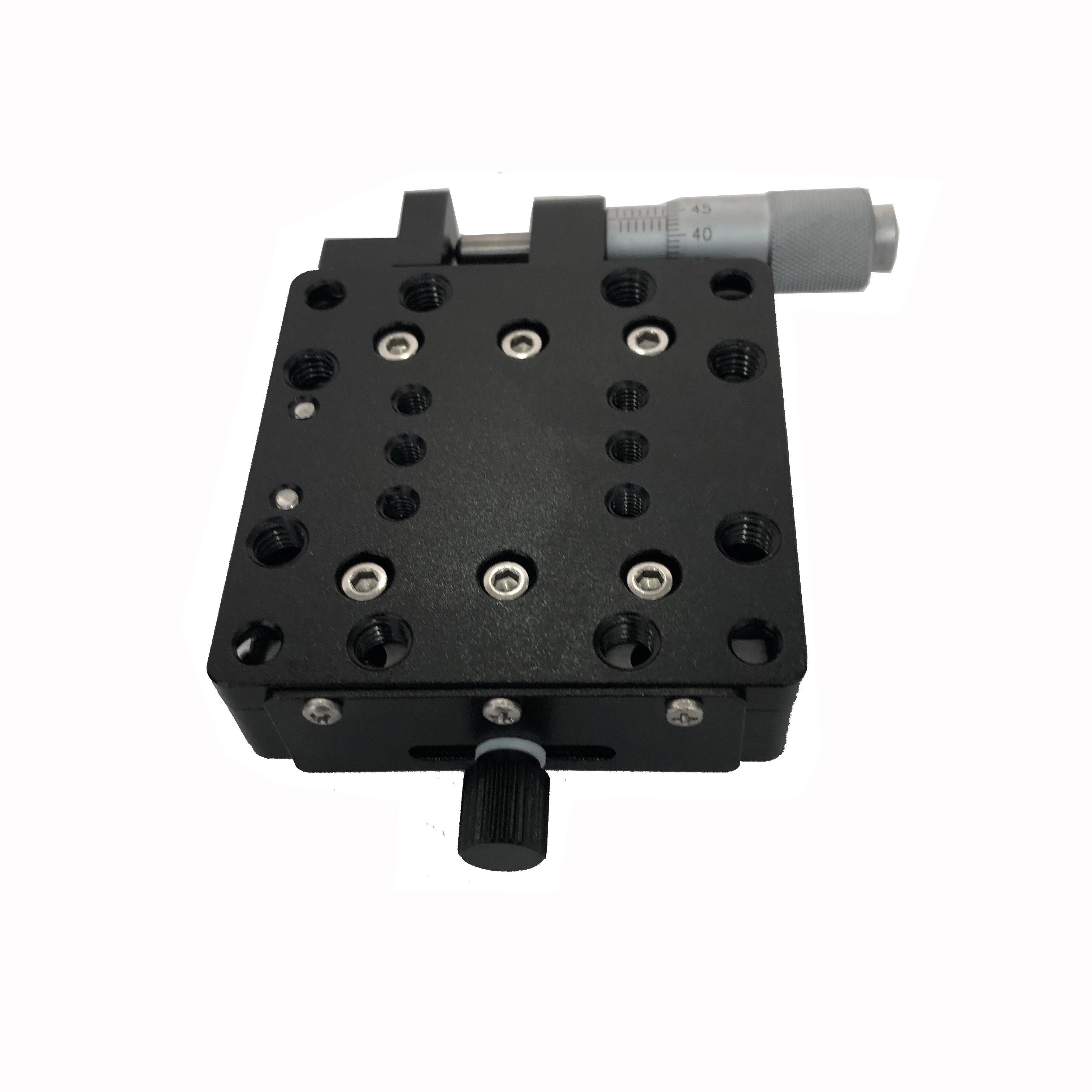 XmsjMicrometer Screw J-13VC-02 Linear Translation Stage 60x60mm Table Size Travel Range 13mm