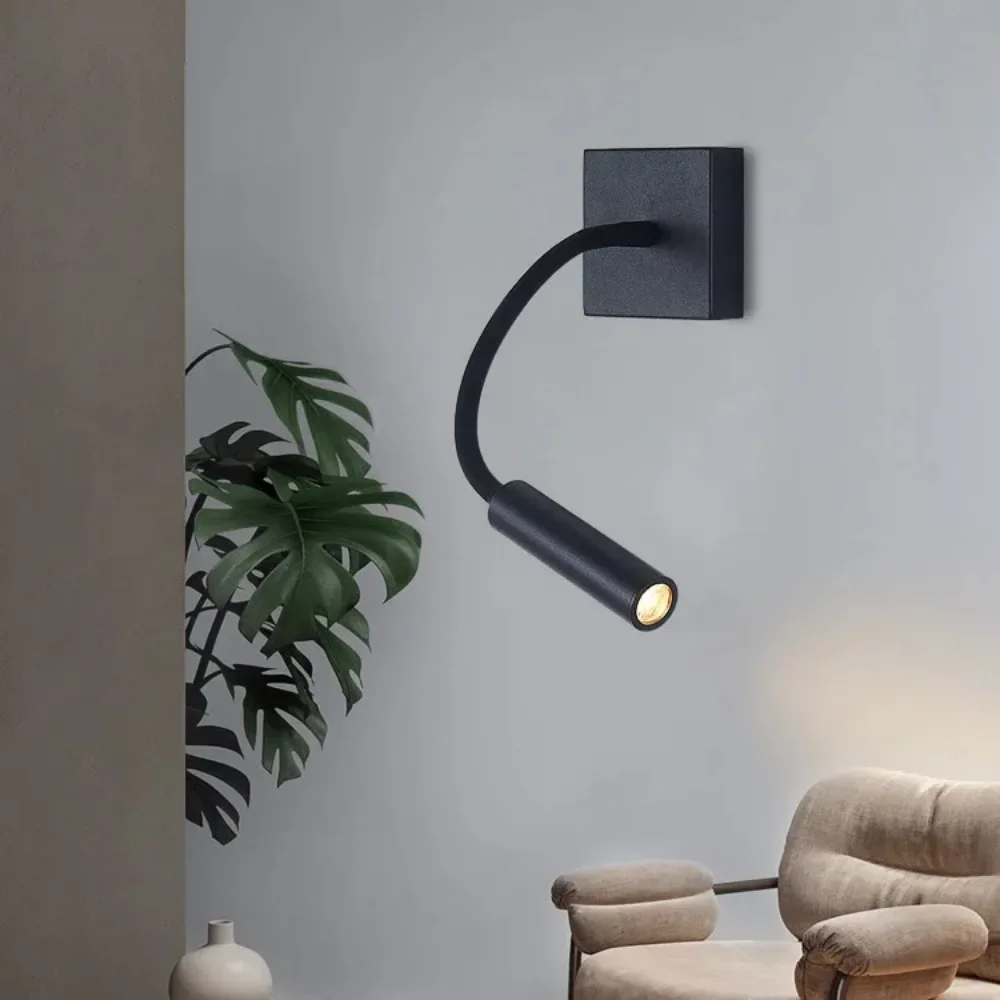 

Wall Mounted Bedside LED Wall Reading Light indoor Hotel Guest Room Bedroom Headboard Book Read Light