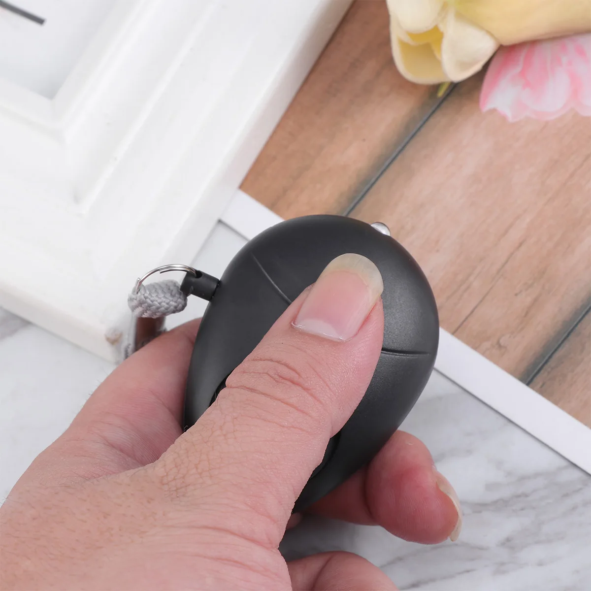 

5Pcs Emergency Personal Alarm Proof Device Loud 130Db Keychain LED Proof Alarm