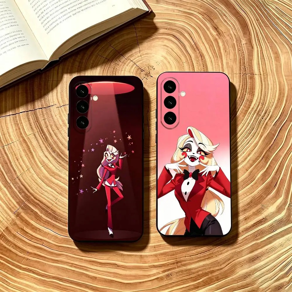 Hot Anime C-Charlie Morningstar Phone Case For Samsung Galaxy A73,A72,A71,A70,A53,A52,A51,Soft Black Cover