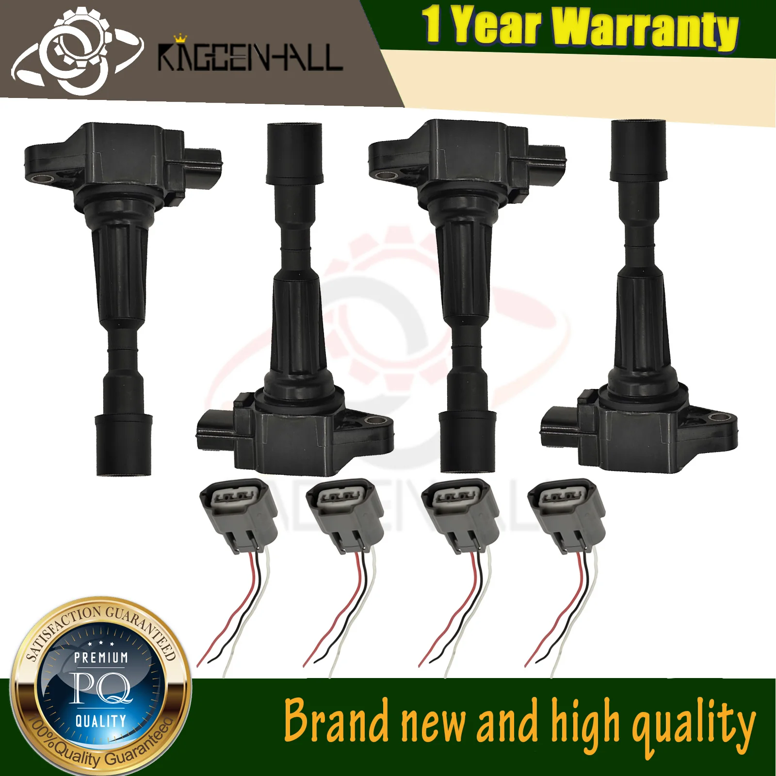 

Car Accessories 4Pcs Ignition Coil Compatible With MAZDA 3 1.6L 2 1.3L ZJ2018100 ZJ20-18-100 ZJ2018100A ZJ20-18-100A ZJ0118100