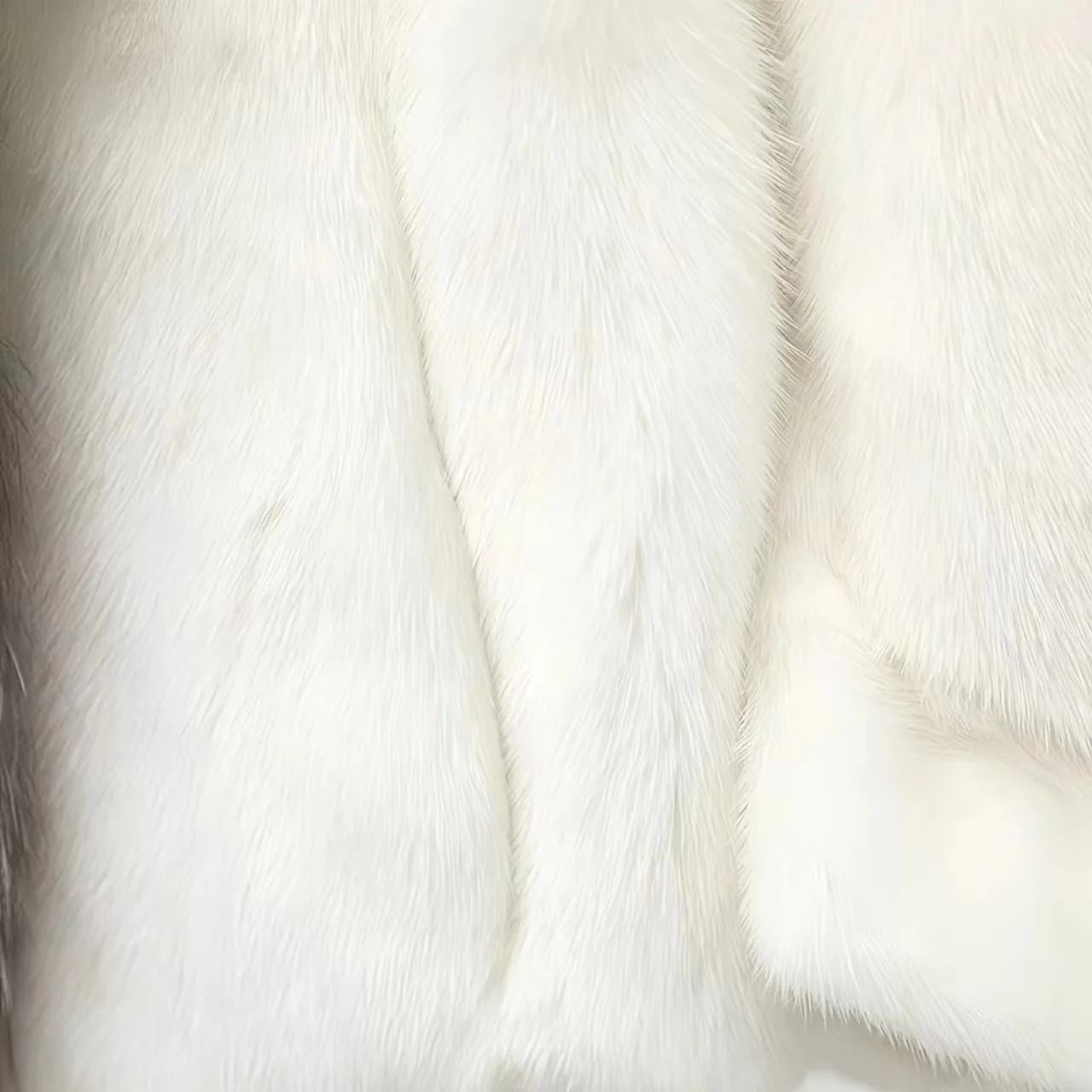 Faux Mink Fur Coats for Women, Fox Fur Collar Jacket,Female Loose Thicken Warm Clothes, Batwing Sleeve, High Quality, Winter