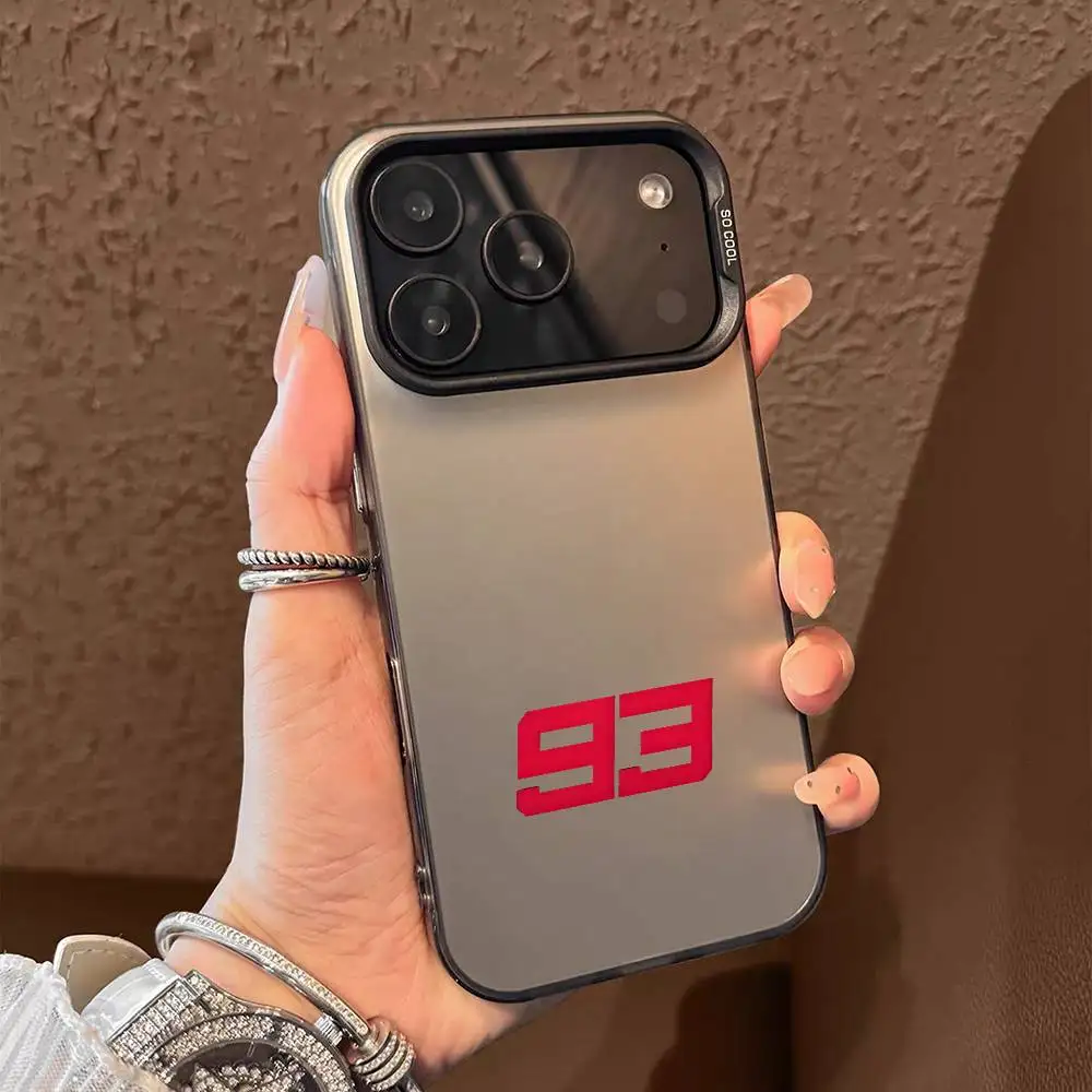 

Cool Number 93 Phone Case For iPhone 17 16 15 14 13 12 11 Pro Max Air multicolor Matte Laser Metallic Aurora Funda