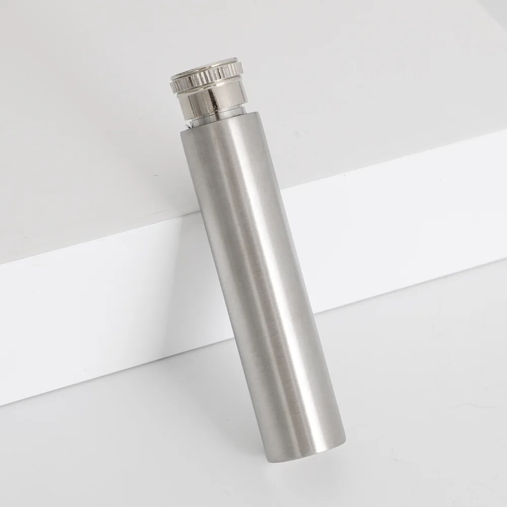 

1oz silver Portable 304 food grade Flagon Whiskey Vodka Wine Pot Hip Flask Set Alcohol Drinking pocket Bottle outdoor