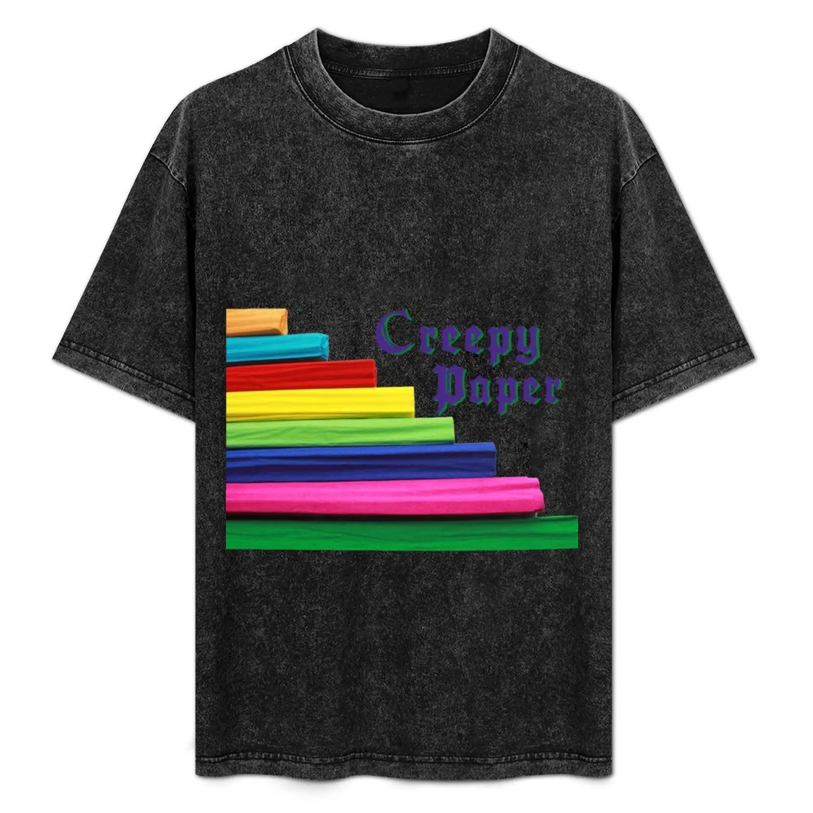 

Creepy Paper T-Shirt Running Performance Short Sleeve Tee