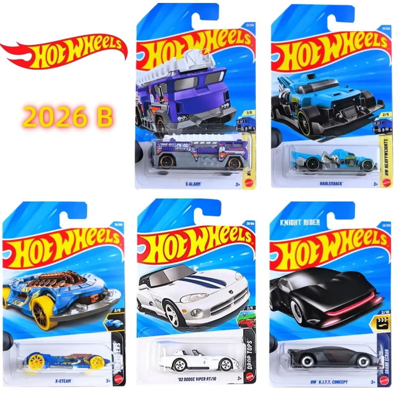 Nuevo juego de coches Hot Wheels 2026 B Case 1:64 Diecast - Mclaren F1/Pagani/Bugatti/Optimus Prime Premium vehículo coleccionable regalo Ideal