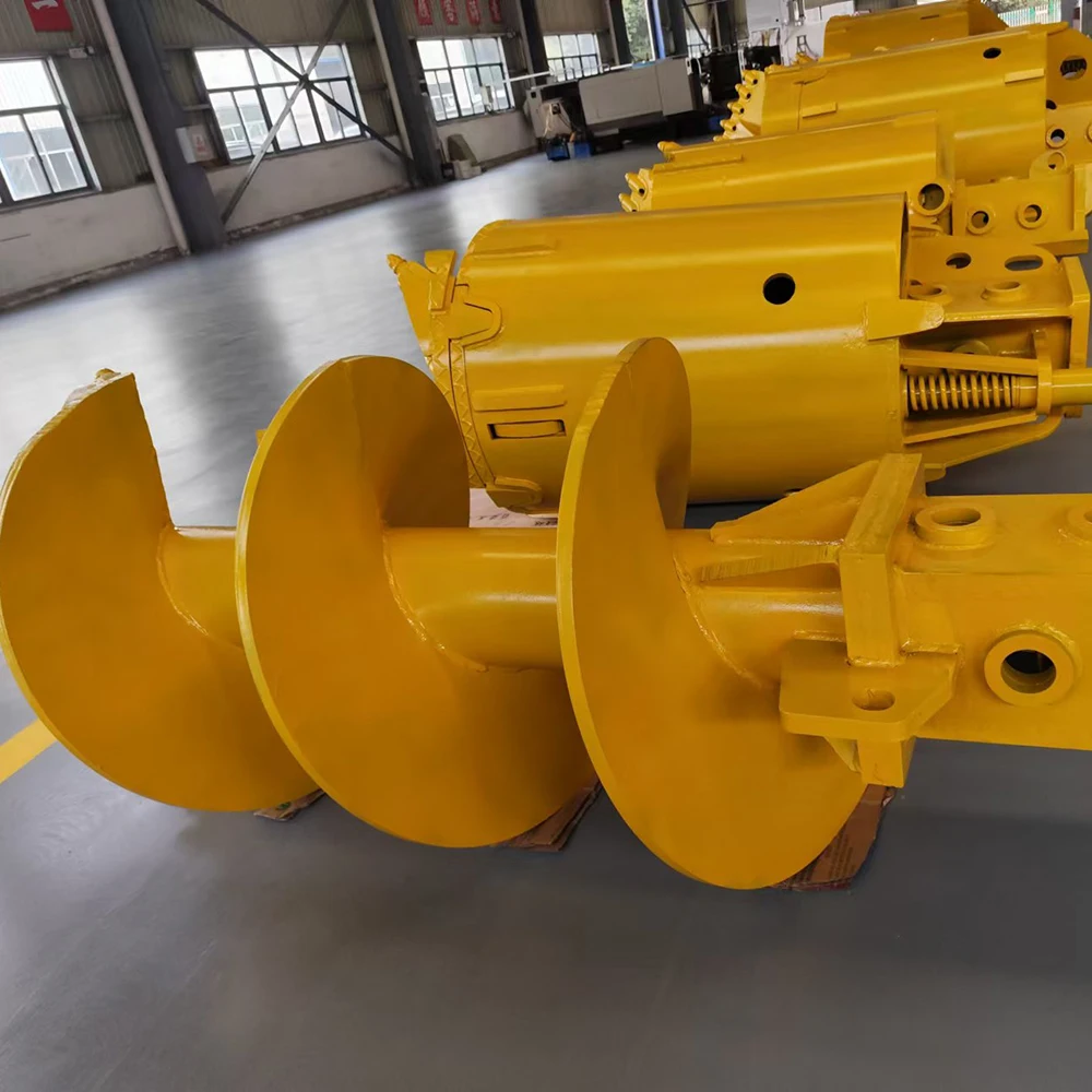 

Brand New Construction Machinery Equipment Excavator Drilling Tools Auger Drilling Machine With Bullet Teeth