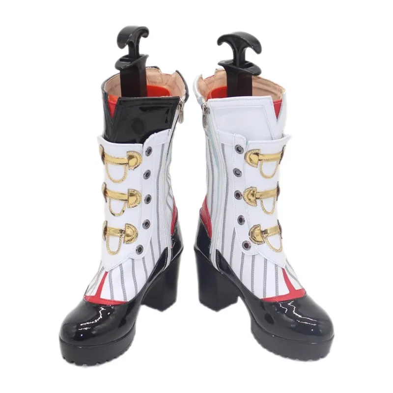 Zapatos de Cosplay Zenless Zone Zero Yixuan, botas Yixuan bonitas para mujer, zapatos de fiesta de cuero PU suave para Halloween, accesorios de tacón alto, regalos de vacaciones