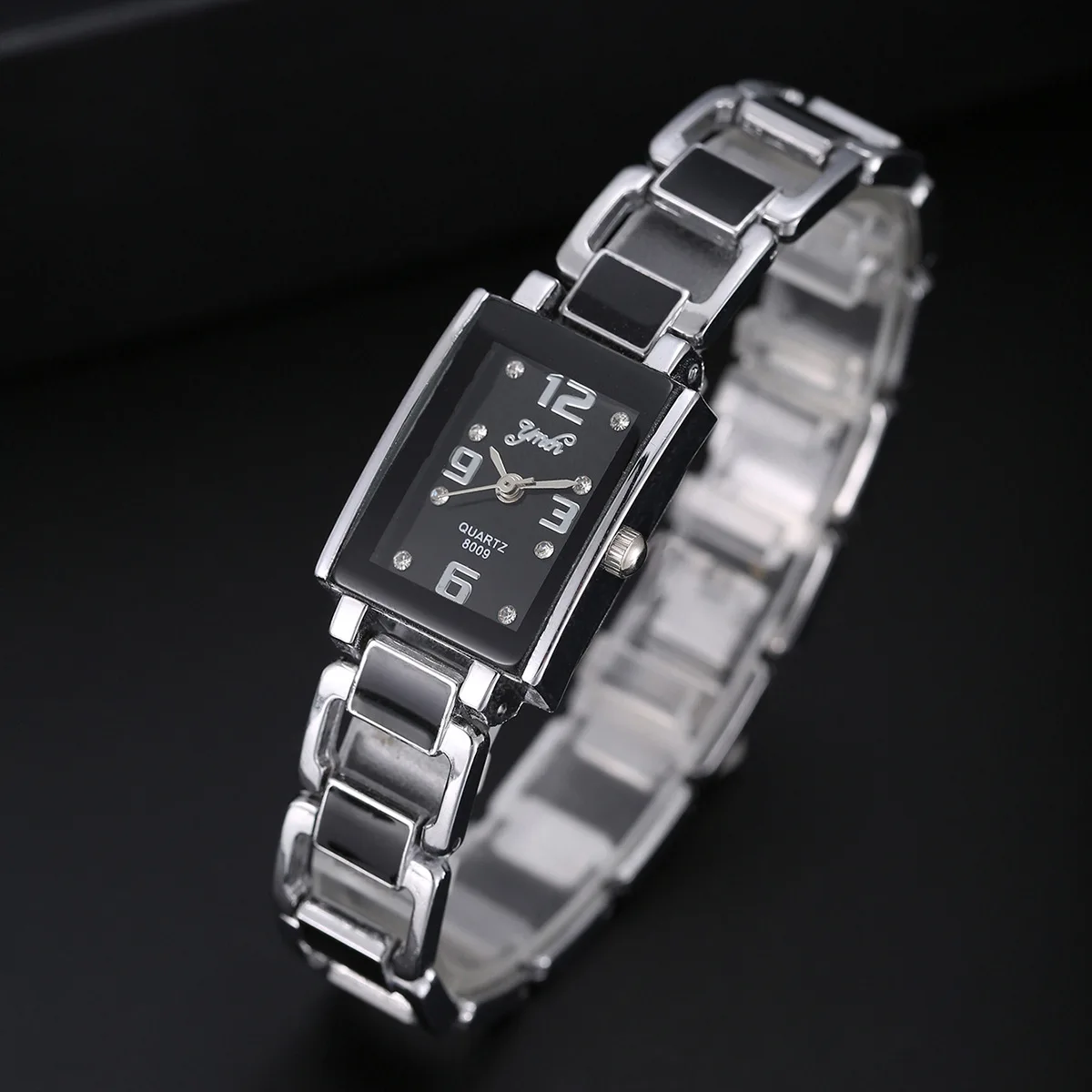 패션 아랍어 다이얼 여성 시계 사각 다이아몬드 다이얼 쿼츠 손목시계 여성 쿼츠 시계 소녀 시계 여성용 시계