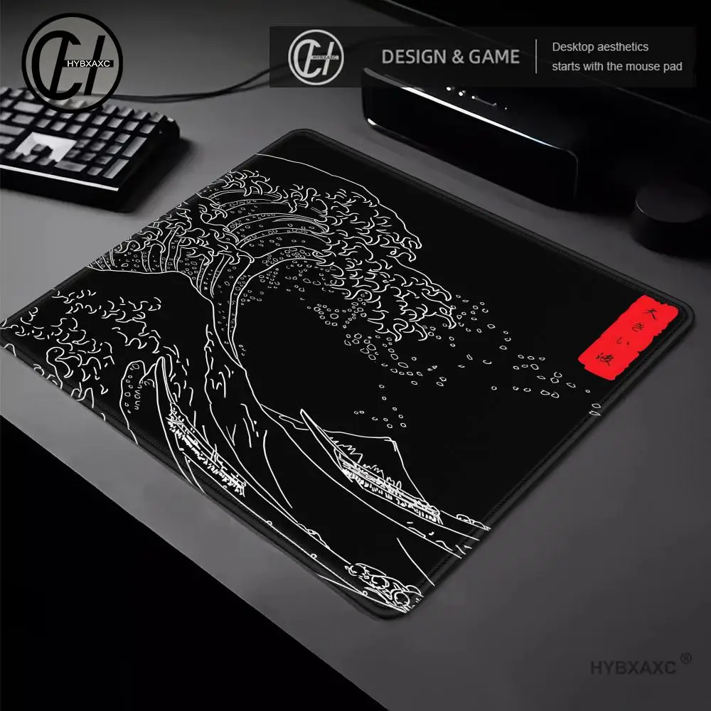 The Great Wave Art Design Small Mousepad Office Speed DeskMat 40x45cm PC Computer Game Keyboard Pad XS Rubber Anti-slip Mice Mat