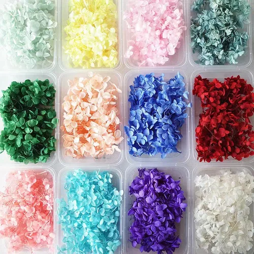 수제 말린 꽃 영원한 꽃잎 소재 카트 걸이 꽃 화환, 자수 볼 장식, 영원한 꽃 가방  Best5