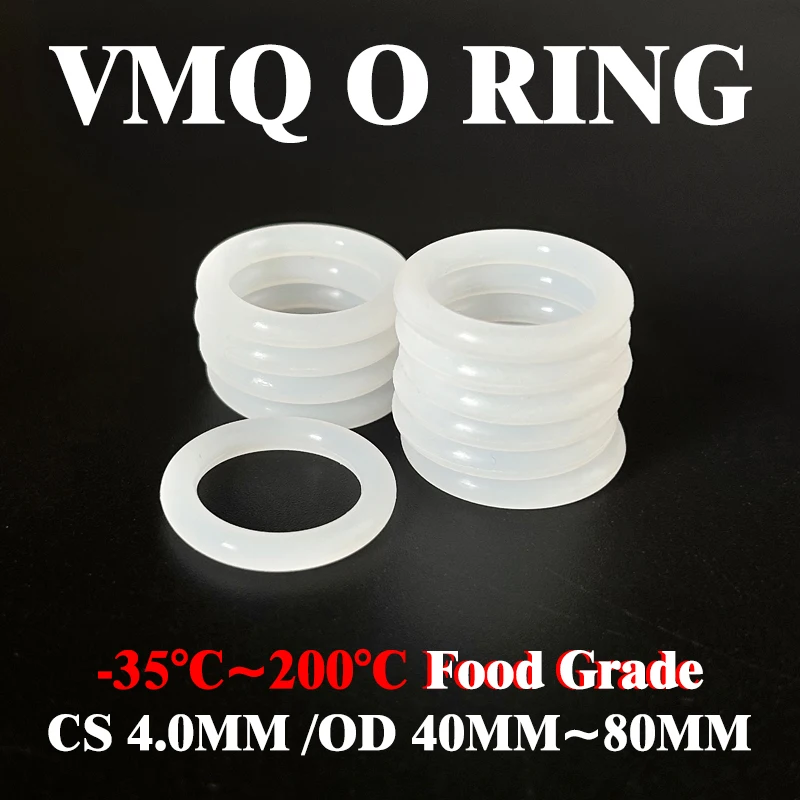 20Pcs White Vmq Sil… - image